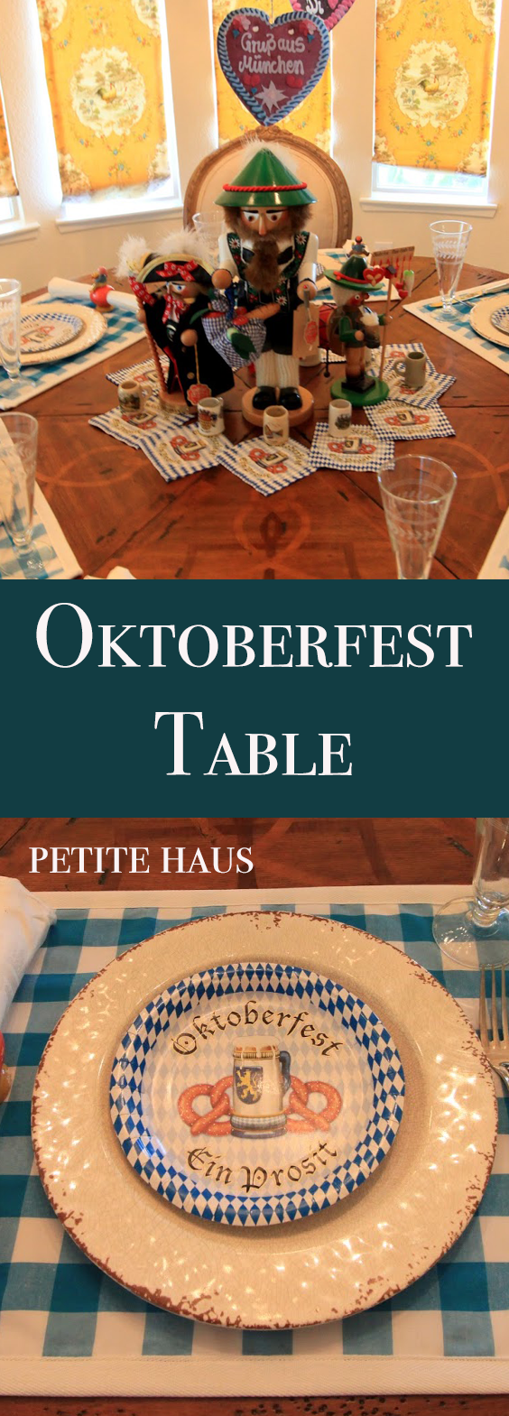 Oktoberfest Party Decorations - a Table Setting Idea ...