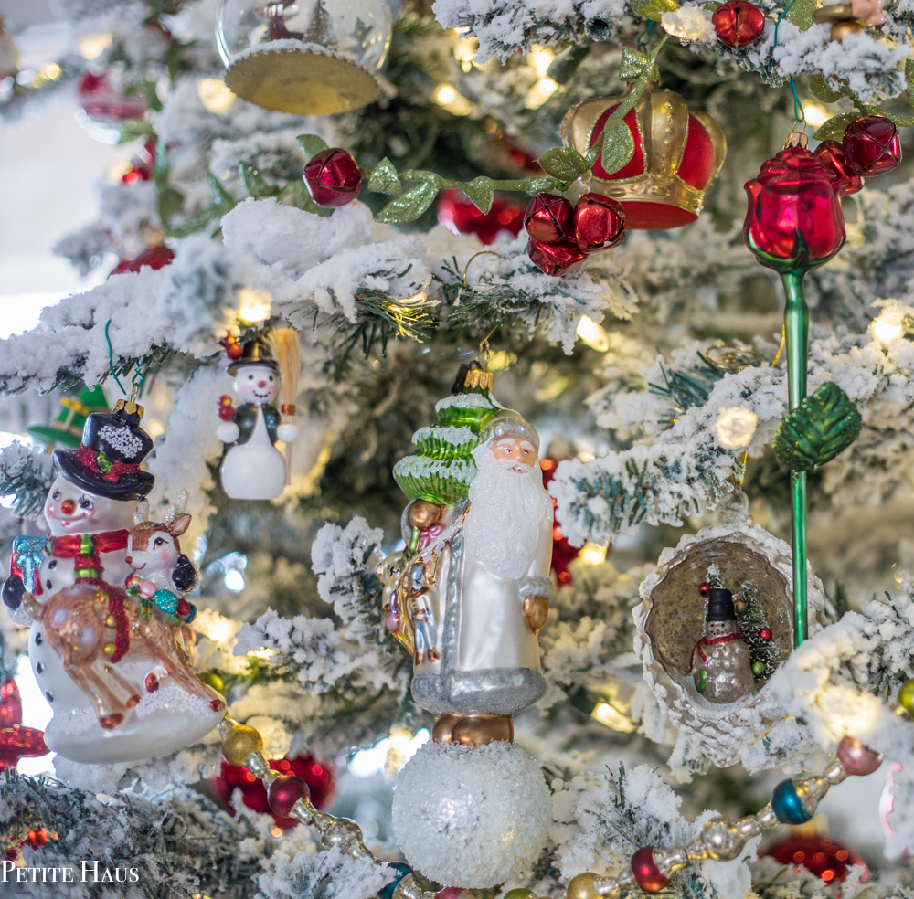 vintage traditional Christmas tree ornaments