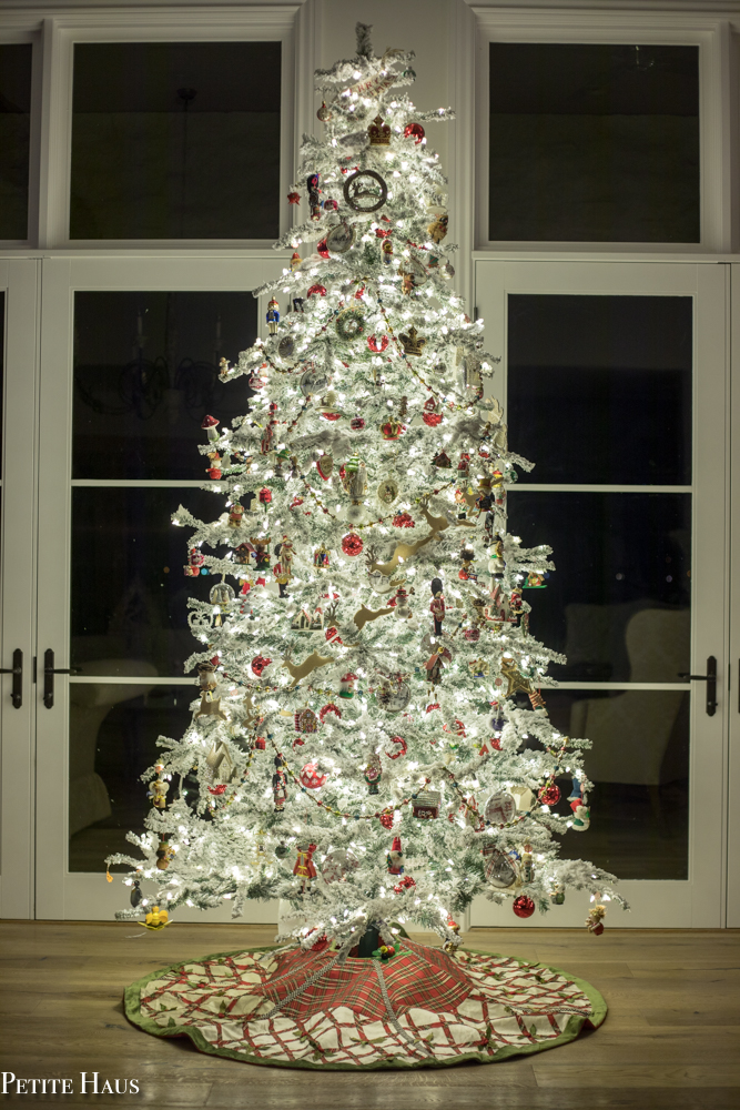 Traditional Flocked Christmas Tree