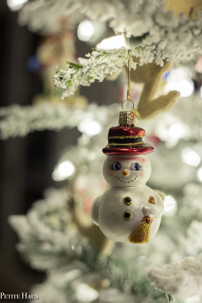 Vintage Snowman Ornament