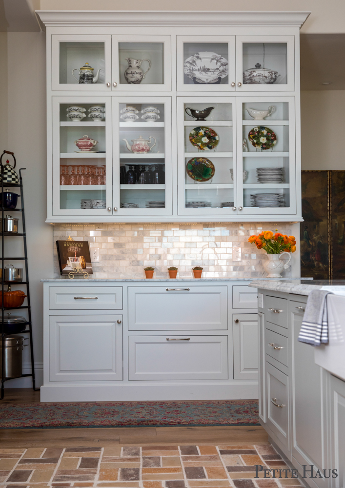 White Farmhouse Kitchen Butler's Pantry