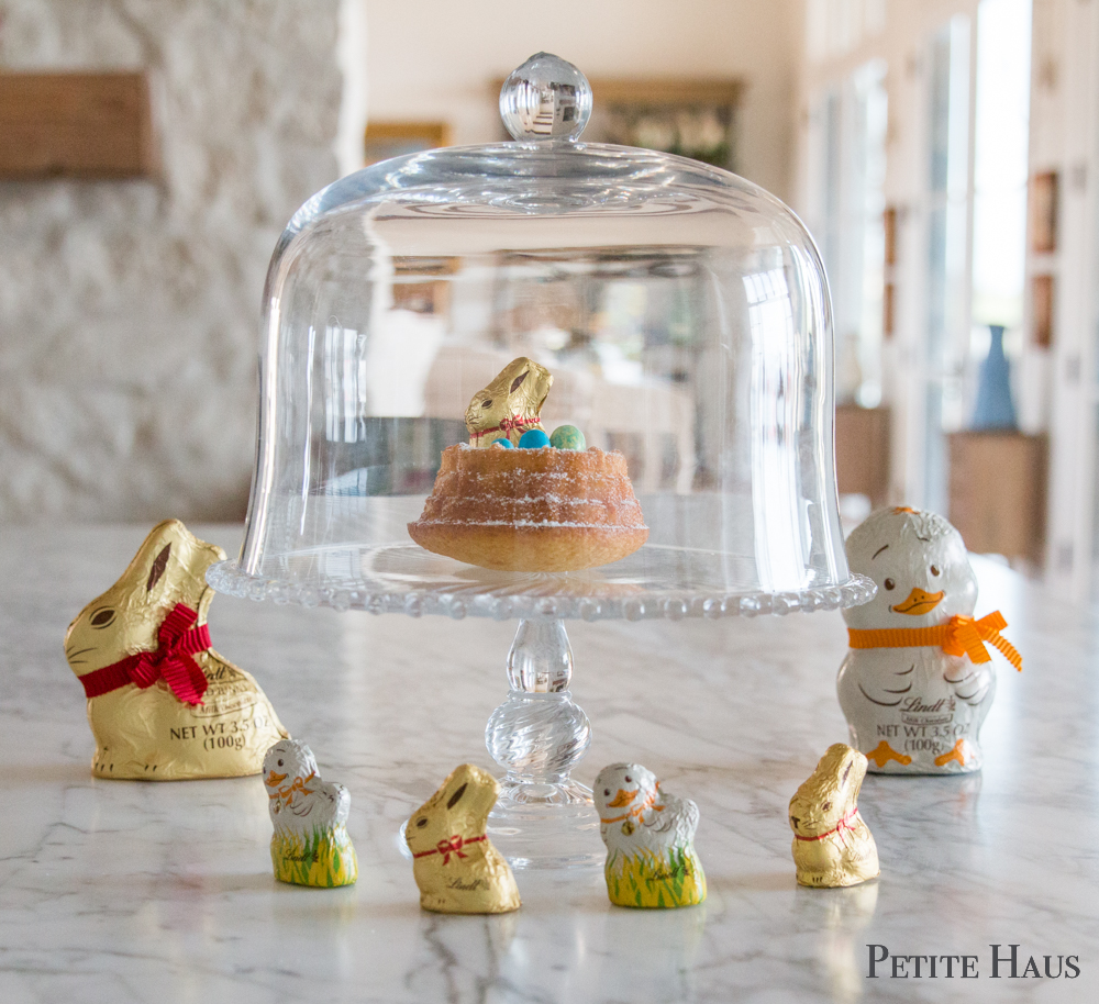 mini Easter basket cake