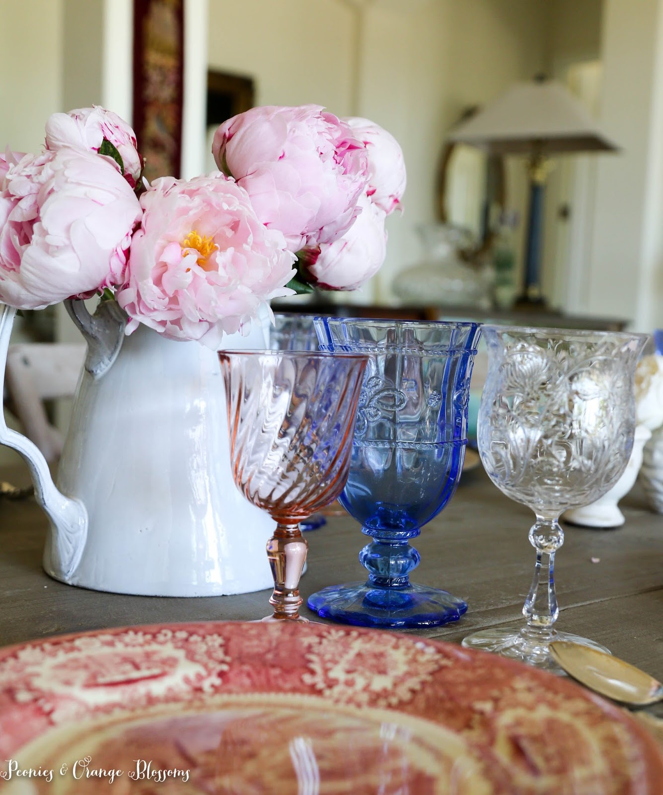 patriotic table setting