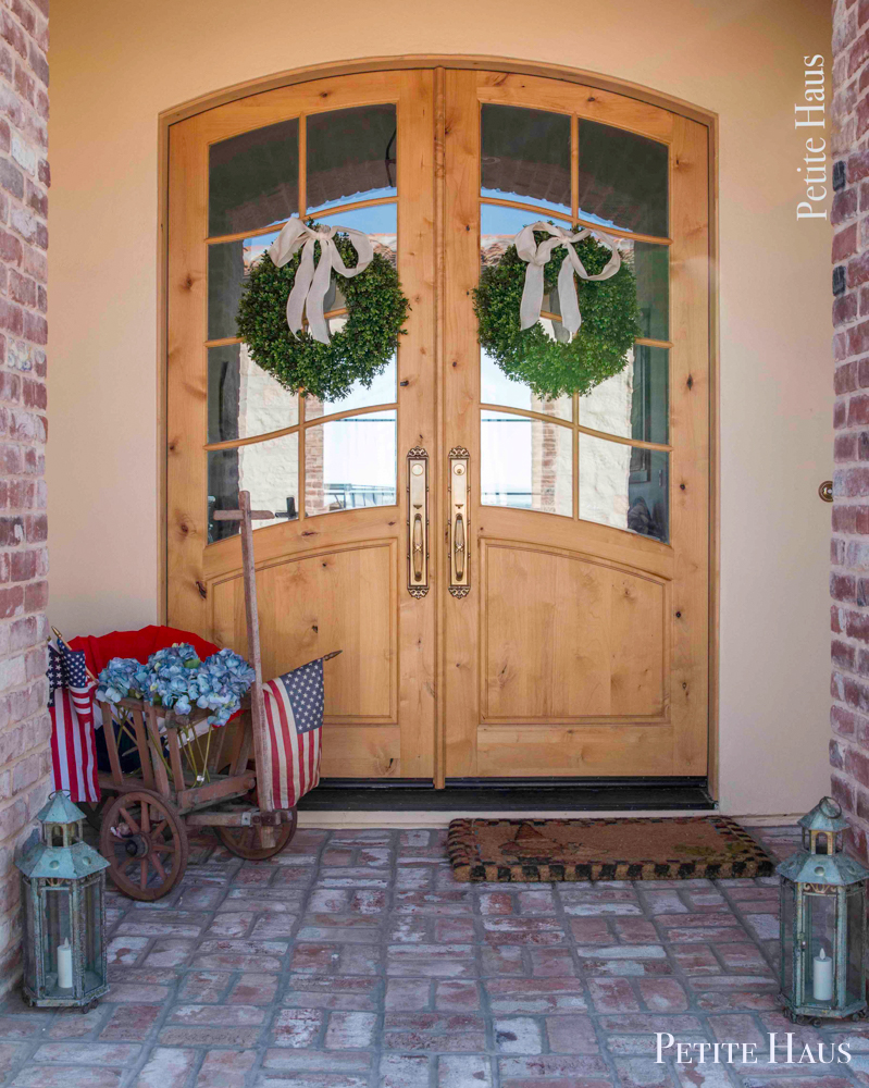 patriotic Summer front porch