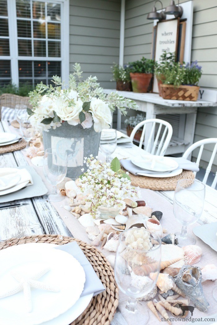 coastal tablescape