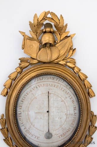 antique french barometer