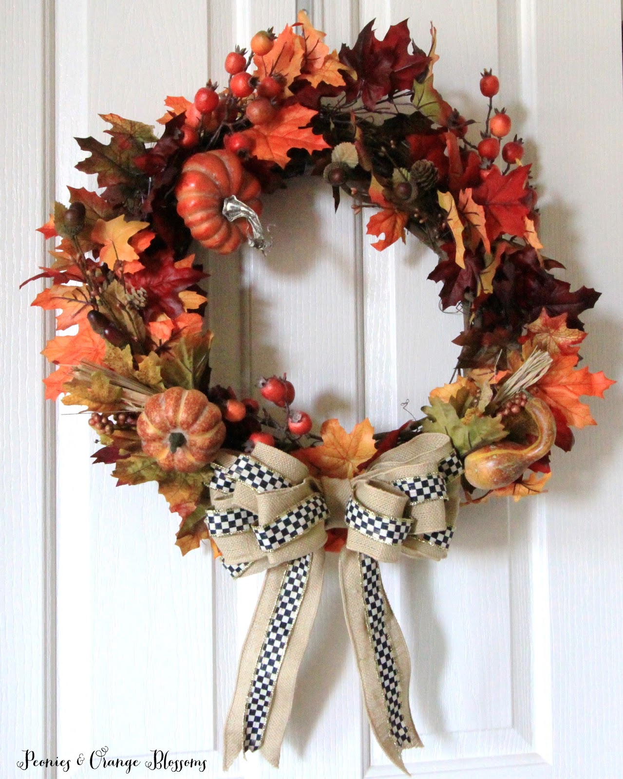 DIY Fall Wreath tutorial
