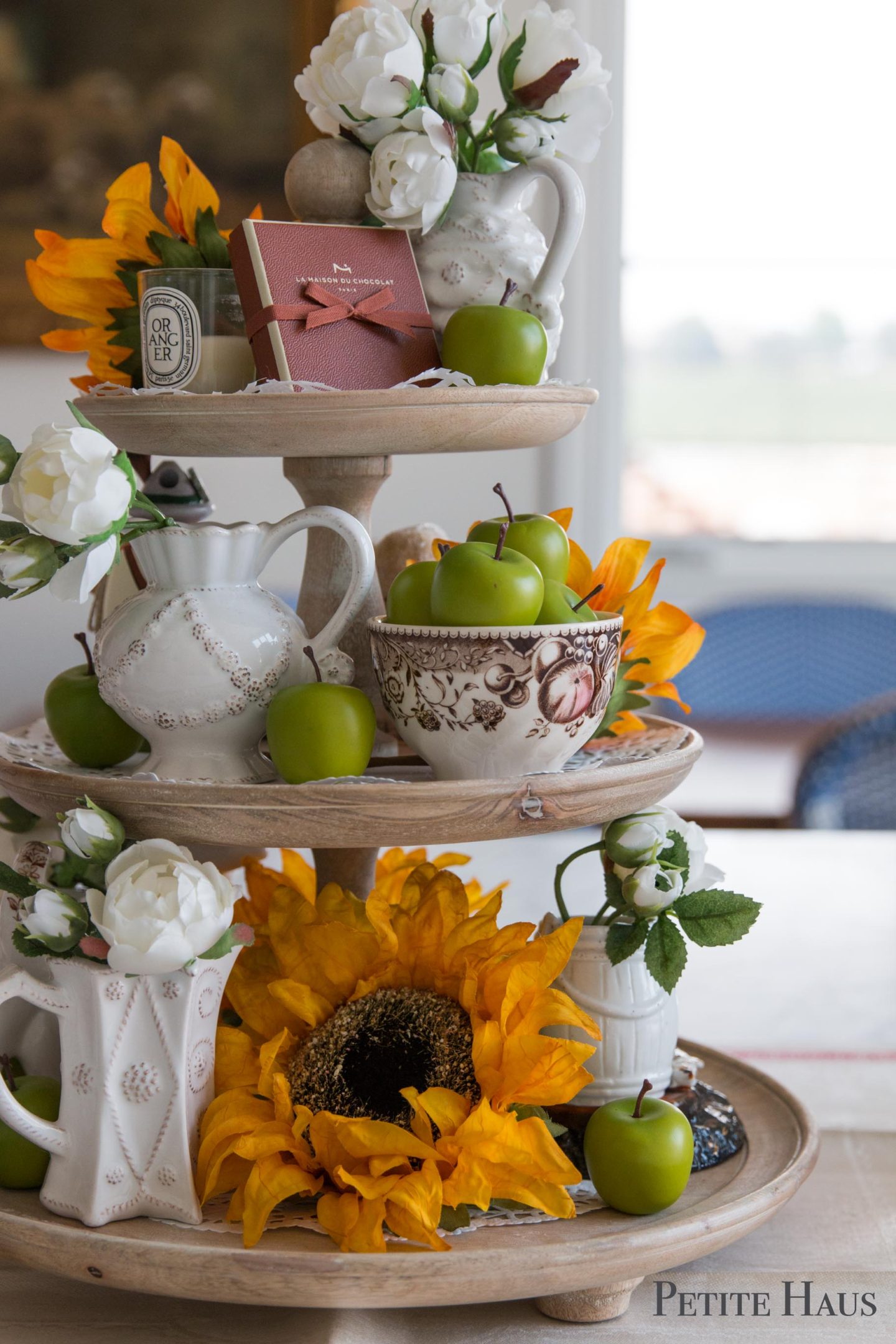early Fall tiered tray