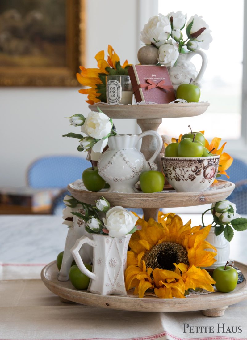 A Late Summer Early Fall Tiered Tray