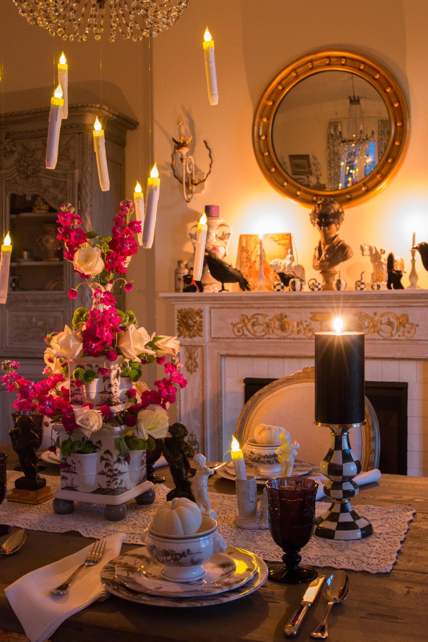 Enchanted Castle Halloween table