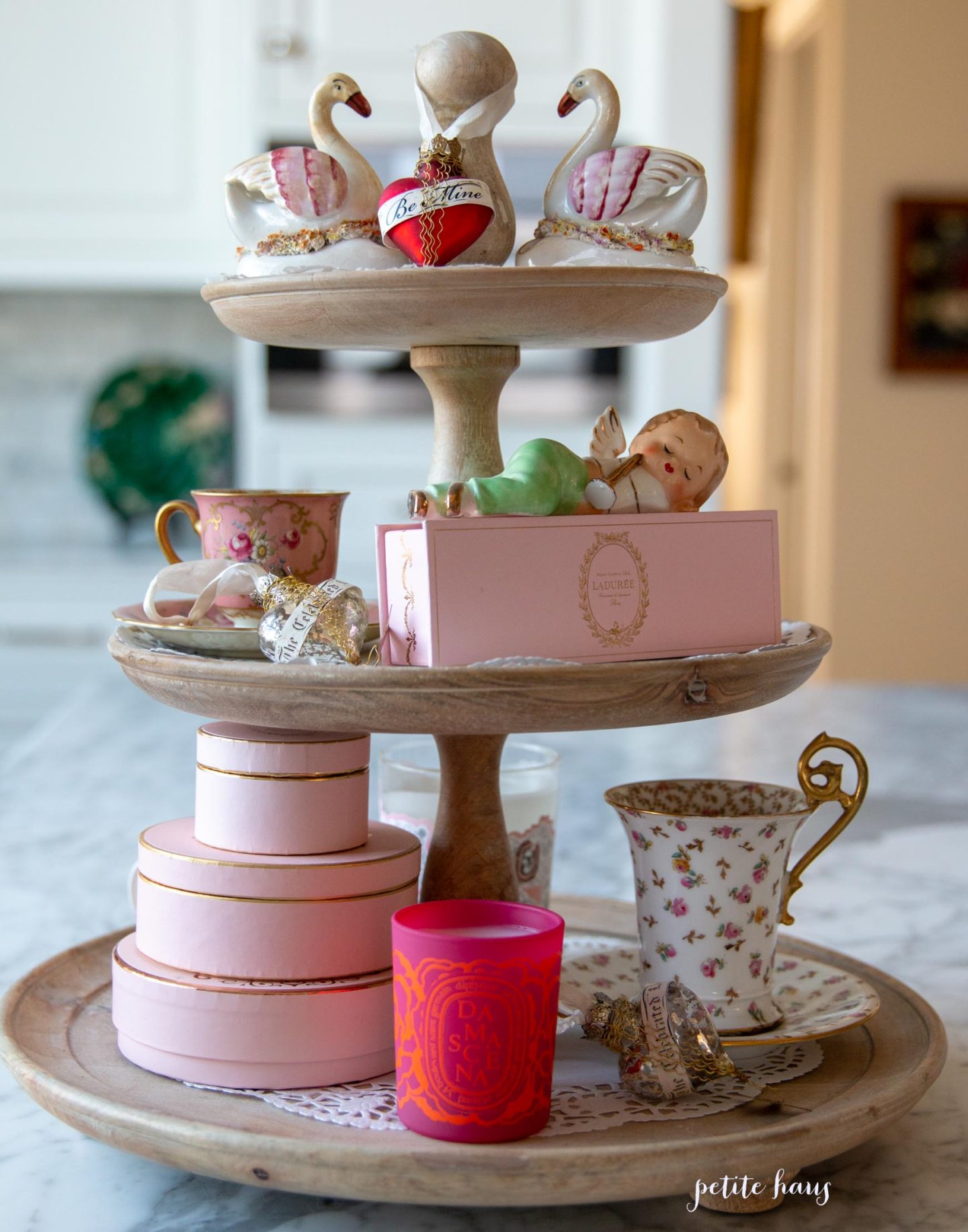 Vintage Valentine's Day Tiered Tray and Blog Hop