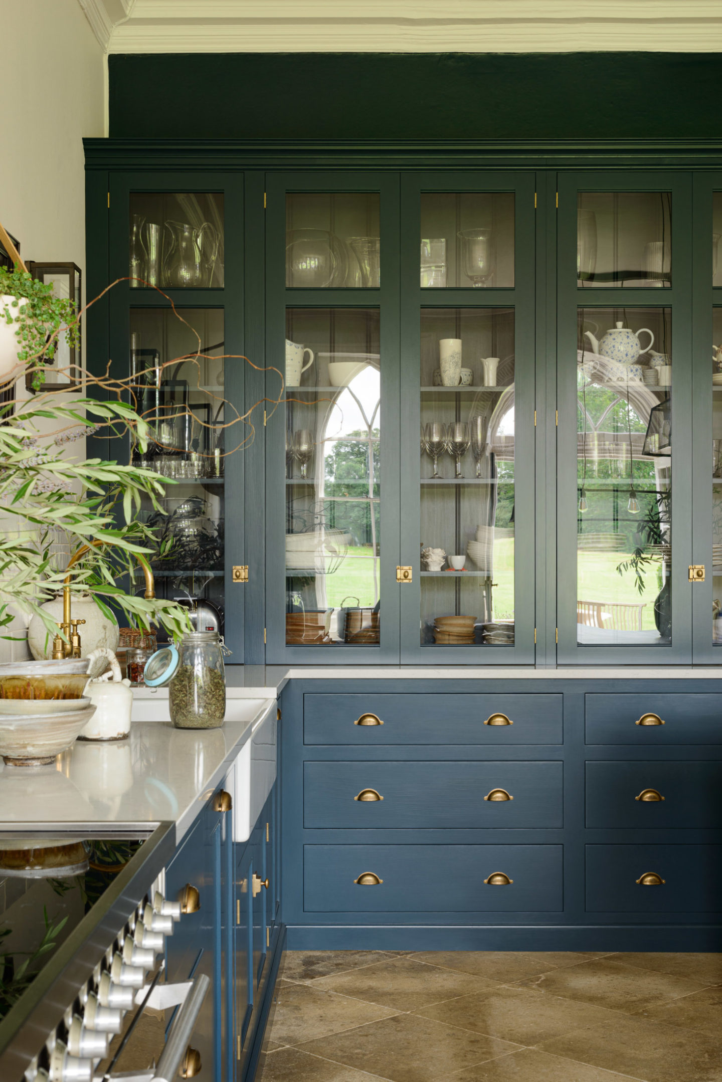 A Peacock Blue Kitchen – Weekly Design Inspiration - Petite Haus