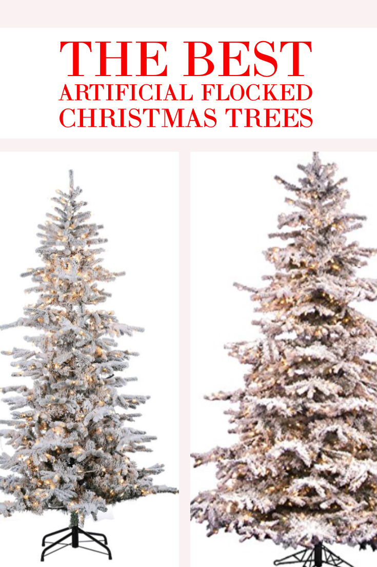 The best artificial flocked Christmas trees