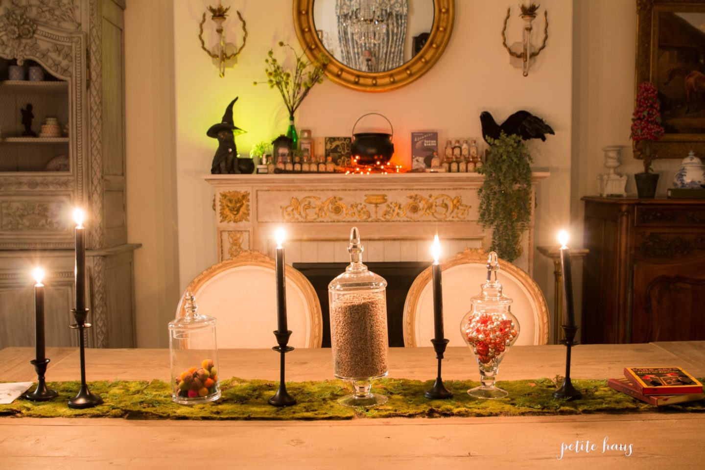 Haunted Apothecary Halloween Table Centerpiece