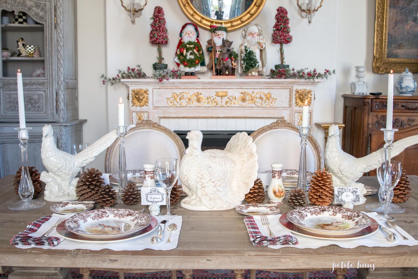 A Tartan Thanksgiving Table