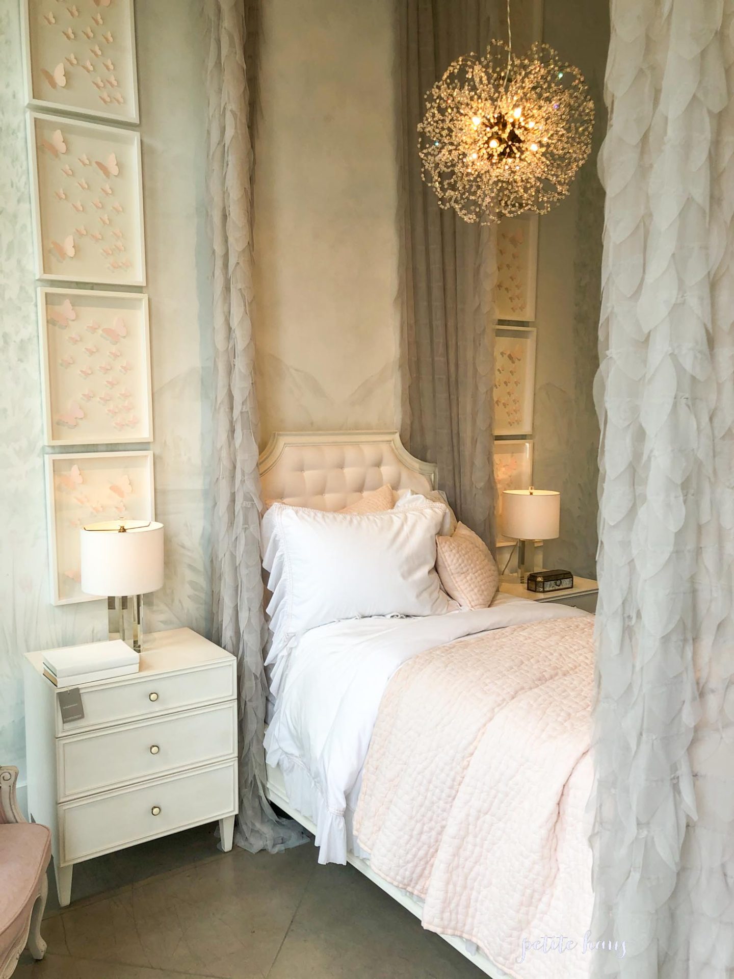 French country shabby chic romantic girl nursery inspiration 