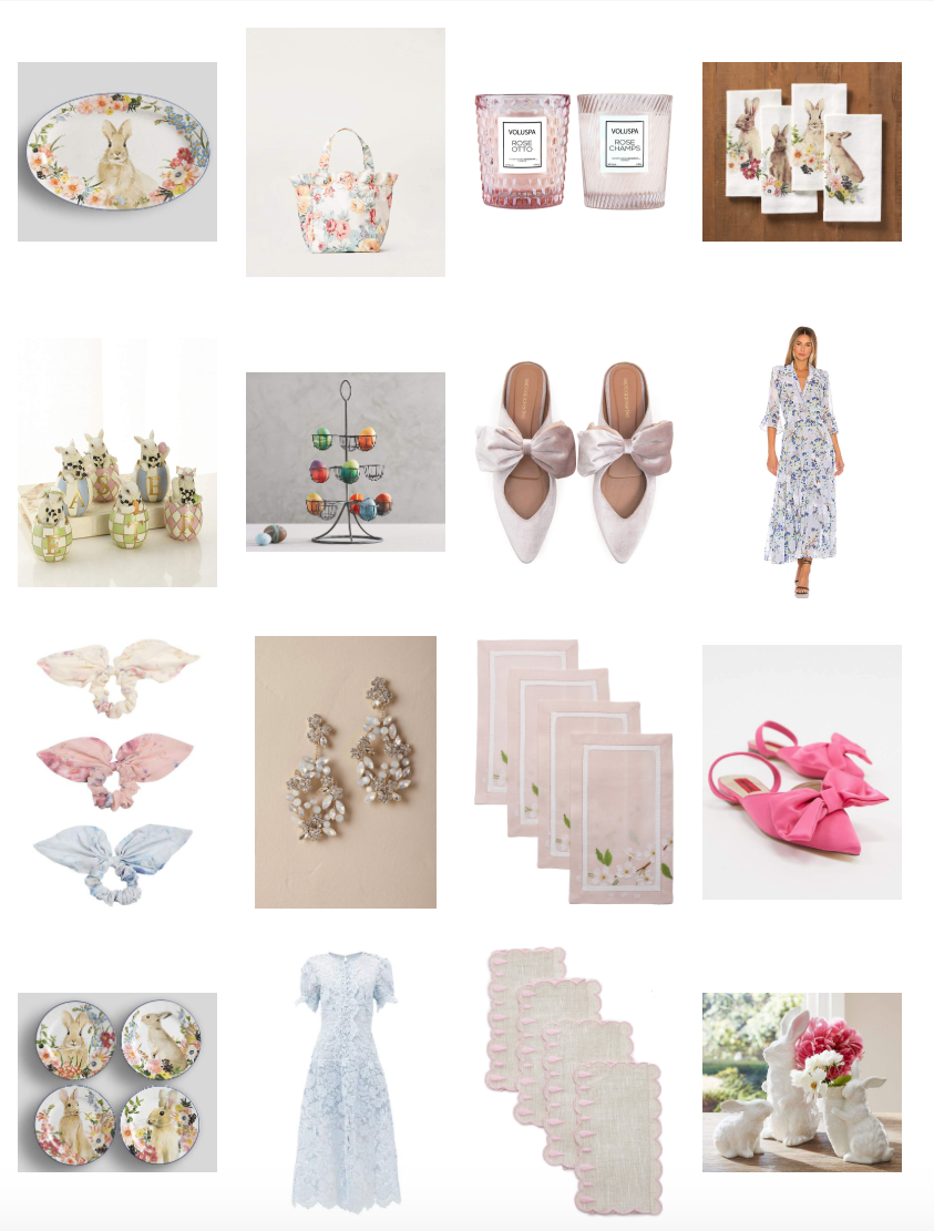 Cute Easter Fashion and Home Finds