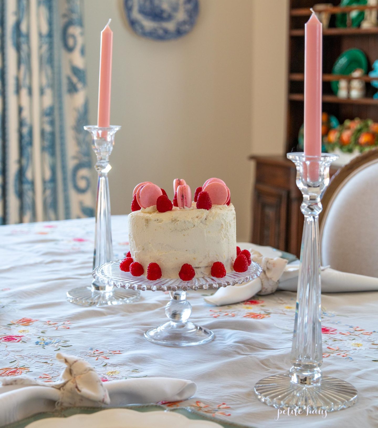 Lemon Raspberry Layer Cake