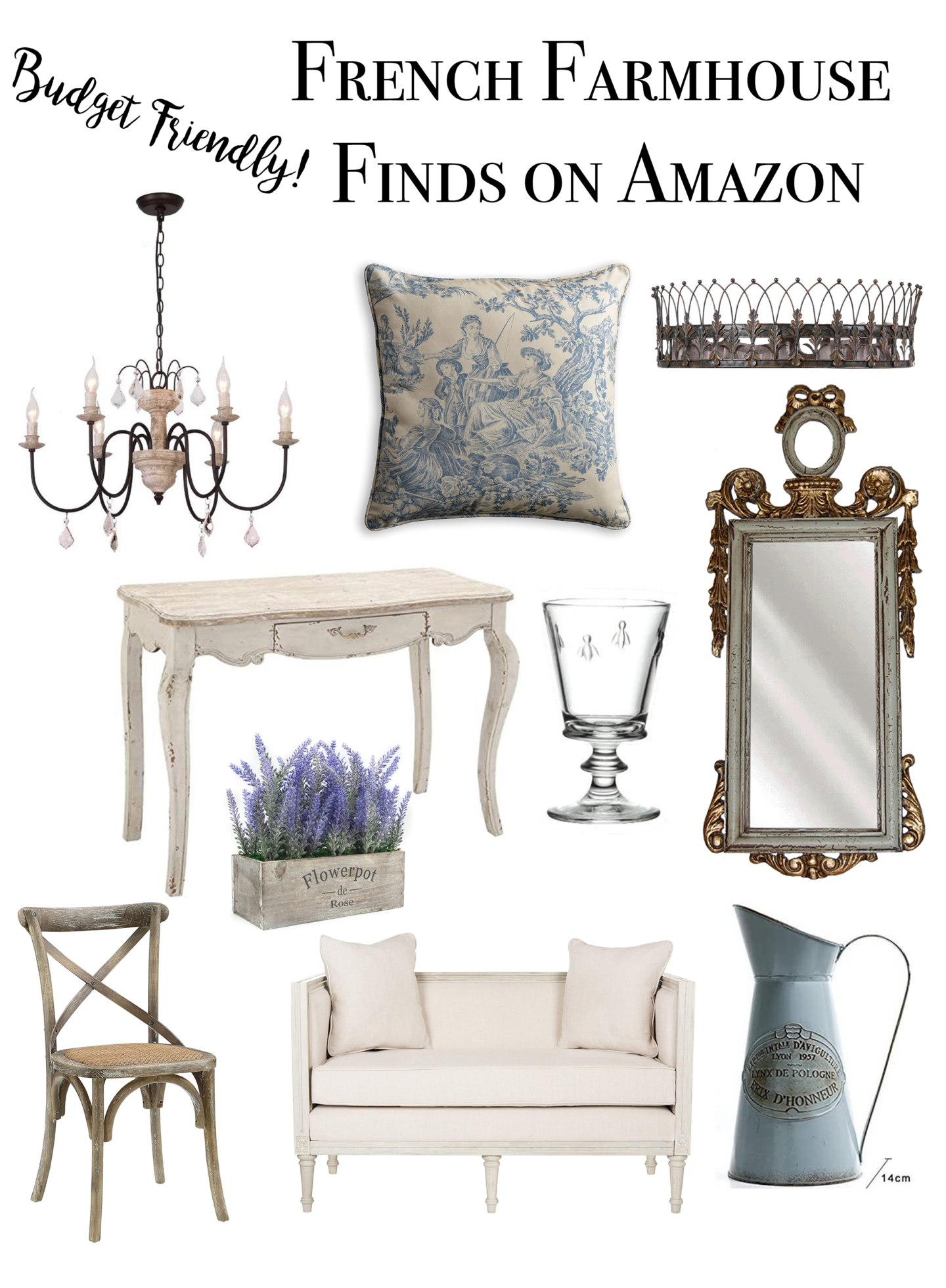 Budget Friendly French Country Farmhouse Amazon Finds