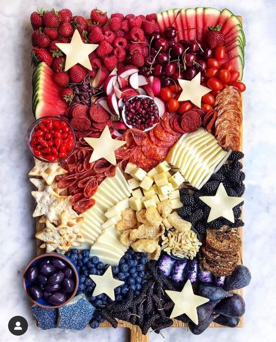 Patriotic Charcuterie Board Ideas