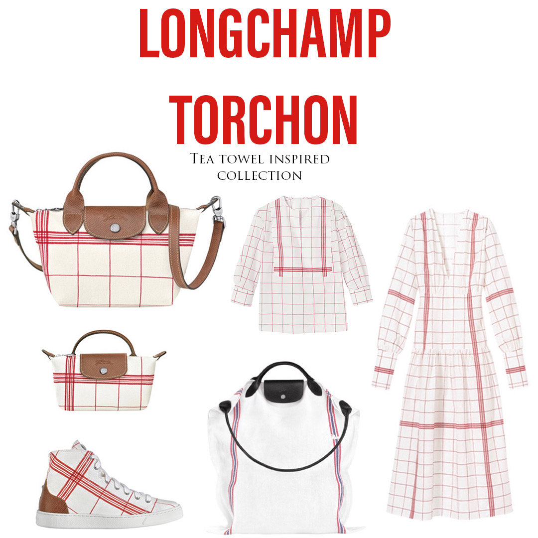 Longchamp's Le Pliage Torchon Is Made Using A Tea Towel By Charvet