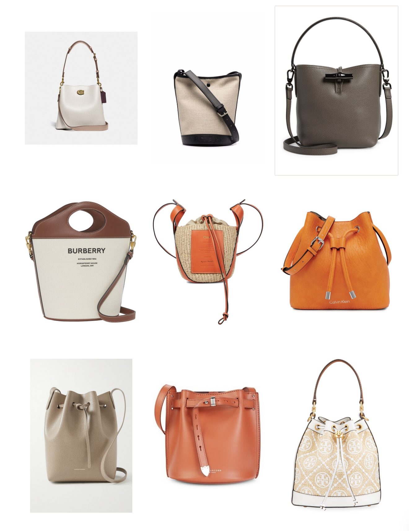 Fashion spotlight - Bucket bags!