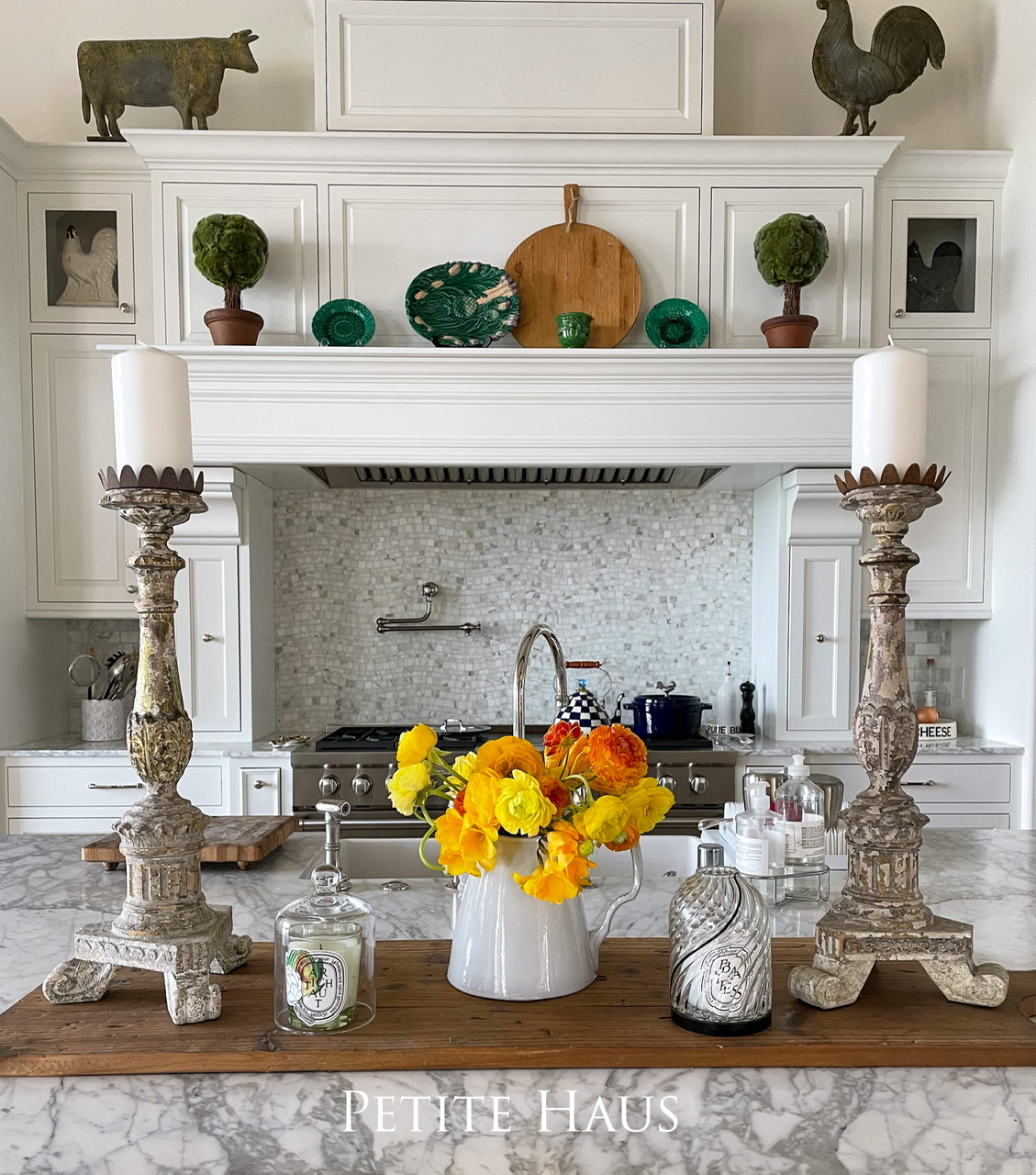 Yellow ranunculus in my Spring home tour