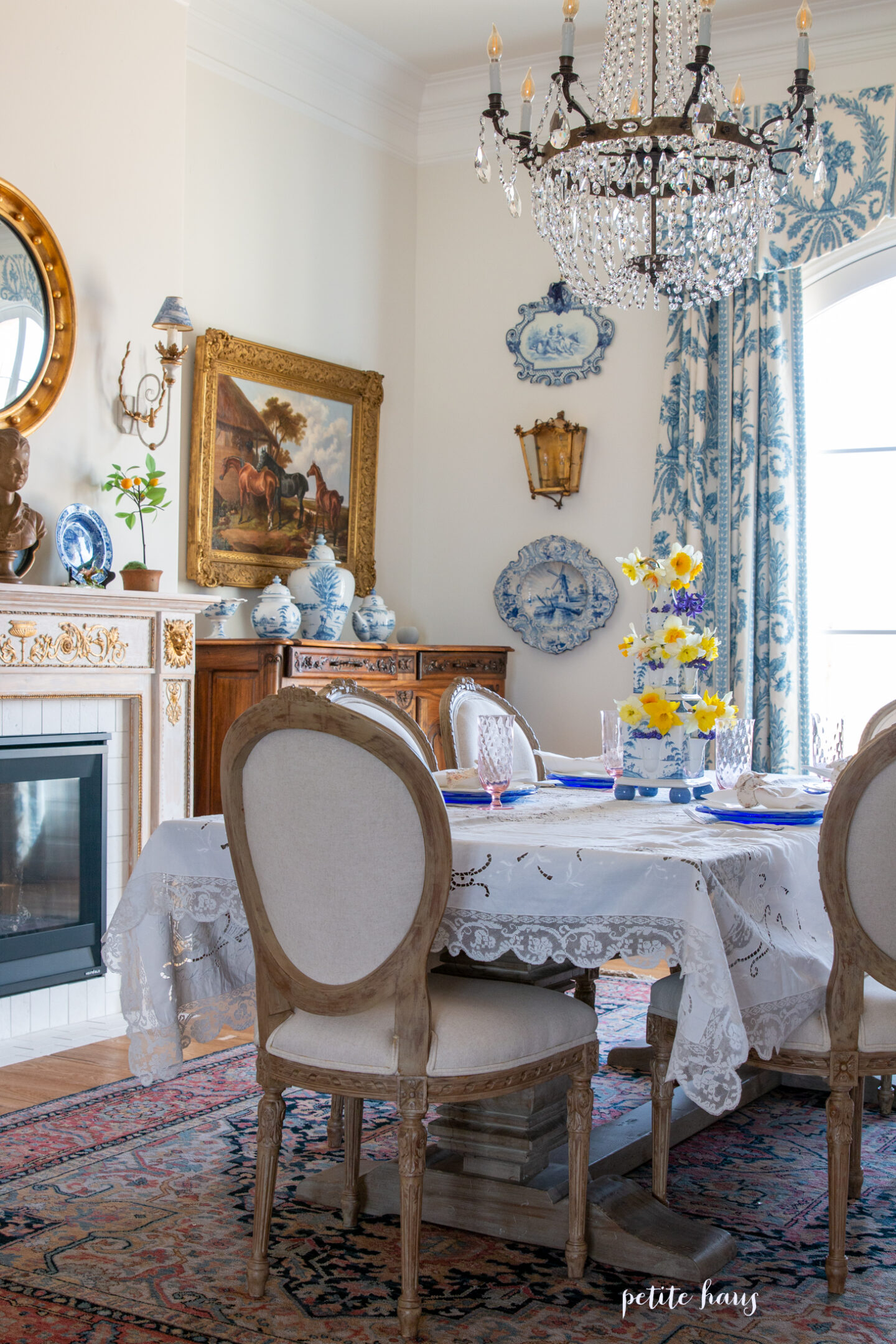 Decorating my French Country Grandmillennial Dining room for Spring - Spring decorating ideas