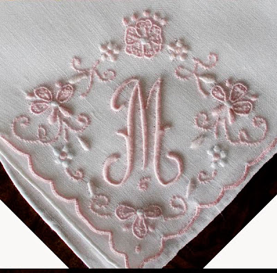 A Lesson on Hankies #1: Antique Monogrammed Hankies