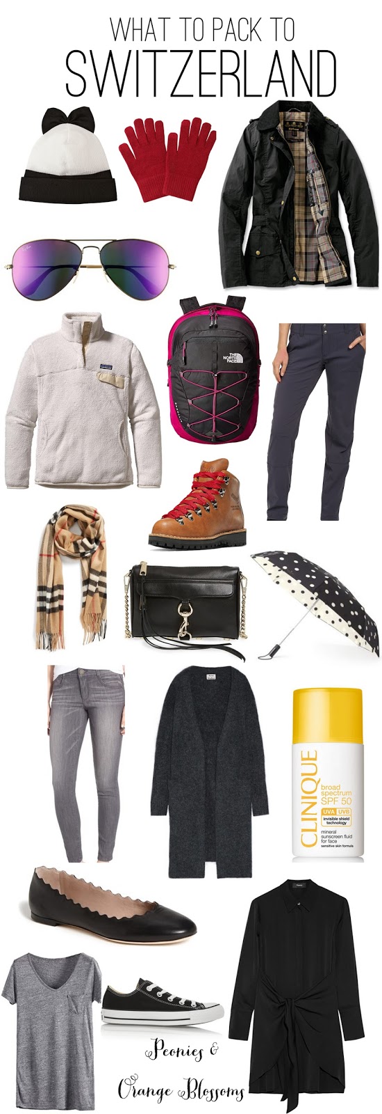 What to pack and wear to Switzerland
